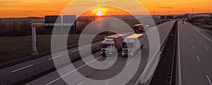 Panorama logistics on the highway