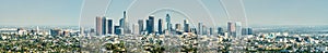 Panorama of Los Angeles from Mount Hollywood