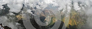 Panorama of Machu Pichu