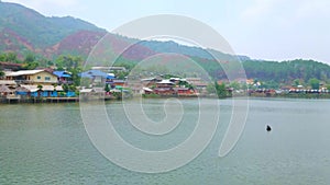 Panorama of Mae Sa-Nga lake, Ban Rak Thai, Thailand