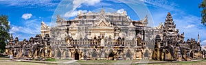 Panorama of Maha Aungmye Bonzan Monastery ,Inwa ancient city,Mandalay State,Myanmar.