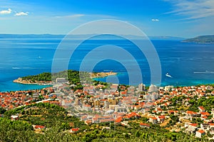 Panorama of Makarska,Dalmatia,Croatia