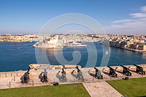 Panorama of the Maltese capital city Valletta.
