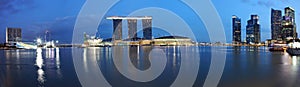 Panorama Of Marina Bay Sands,Singapore photo