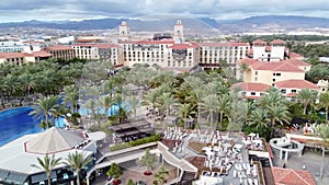 Panorama of Maspalomas city