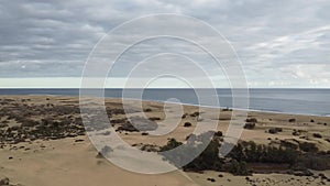 Panorama Maspalomas sand dunes