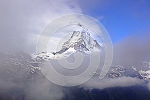 Panorama of Matterhorn, Switzerland.