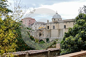 Panorama of the medieval city of Lanciano in Abruzzo Italy