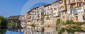 Panorama of medieval city Valderrobres in Aragon photo