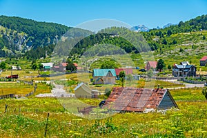 Panorama of Montenegrin village Korita