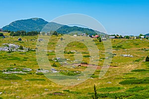 Panorama of Montenegrin village Korita