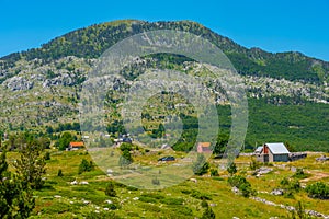 Panorama of Montenegrin village Korita