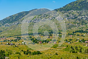 Panorama of Montenegrin village Korita