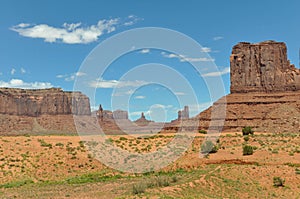 Panorama of Monument Valley