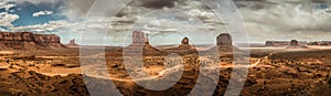 Panorama in Monument Valley