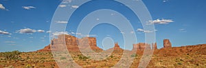 Panorama of Monument Valley in Arizona