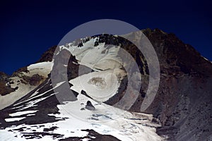 Panorama of Mount Hood, Vocano in the Cascade Range, Oregon