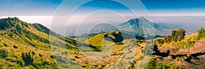 Panorama of Mount Merbabu