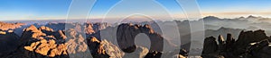 Panorama of Mount Sinai