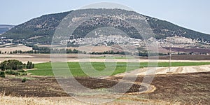 Panorama of Mount Tabor in Northern Israel