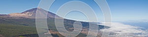 Panorama of the Mount Teide and the Orotava Valley photo
