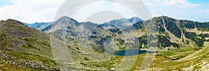 Panorama of mountain hill in National Park Pirin, Bulgaria