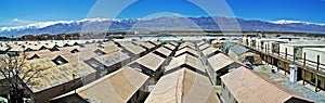 Panorama mountains and Barracks