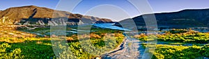 Panorama of the mountains of Cyprus