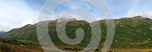 Panorama of Mountains on Kenai Peninsula, Alaska