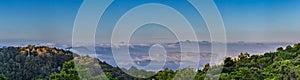 Panorama of Mountains in Lamington National Park, Queensland, Australia