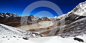 Panorama of Mountains in Sagarmatha National Park