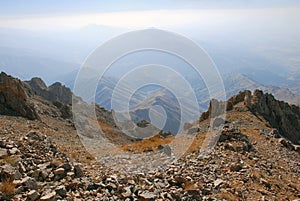 Panorama of the mountains of the Western Tien Shan