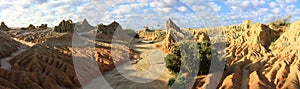 Panorama - Mungo national park, NSW, Australia