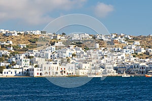 Panorama of Mykonos, Greece