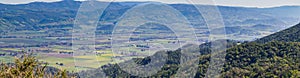 Panorama of Napa Valley from Sugarloaf Ridge State Park, California