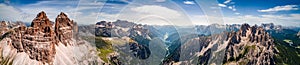 Panorama National Nature Park Tre Cime In the Dolomites Alps. Be