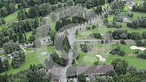 Panorama near Bad Ragaz in the Swiss Alps