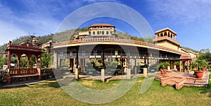 Panorama of Neemrana Fort Palace, Rajasthan, India