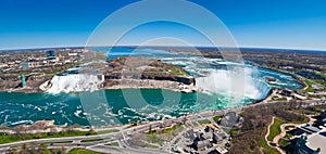 Panorama of the Niagara Falls