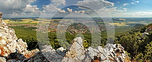 Panorama of Nitra, Slovakia