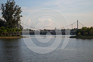 Panorama of Nong Prajak Public Park, Thailand.