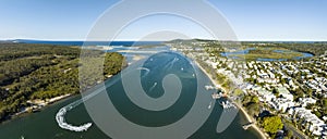 Panorama Of Noosa Waterway, Queensland