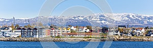 Panorama of Norwegian City Bodo, Norway photo