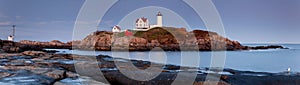 Panorama of Nubble Lighthouse