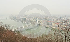 Panorama od city Budapest.