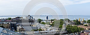 Panorama of Odessa city. View from the balcony of restaurant Oblaka photo