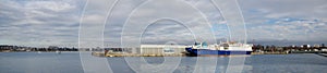 Panorama of Ogden Point, Victoria, BC Canada