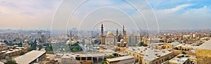 Panorama of Old Cairo from Saladin Citadel, Egypt