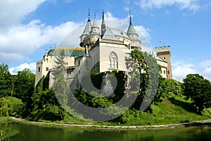 Panorama starého zámku Bojnice