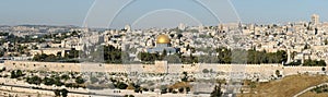 Panorama of old Jerusalem